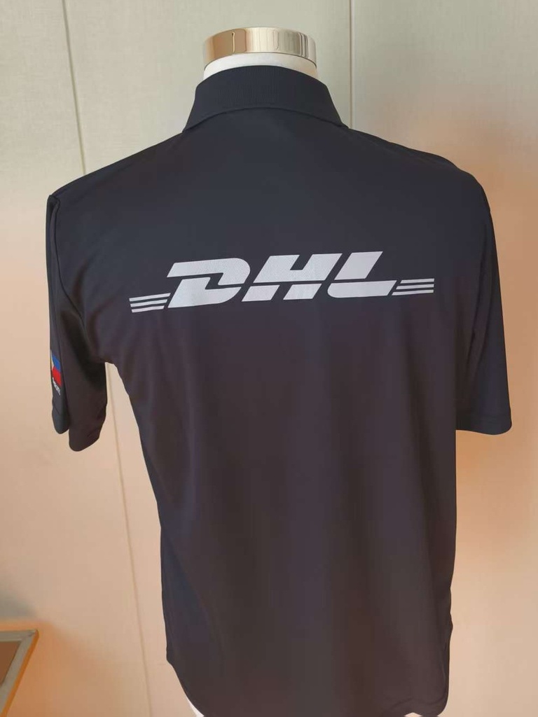DHL.BLACK.POLO.SHIRT