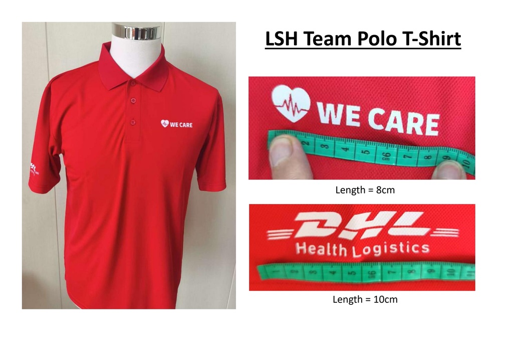 DHL.LSH TEAM POLO T-SHIRT.RD