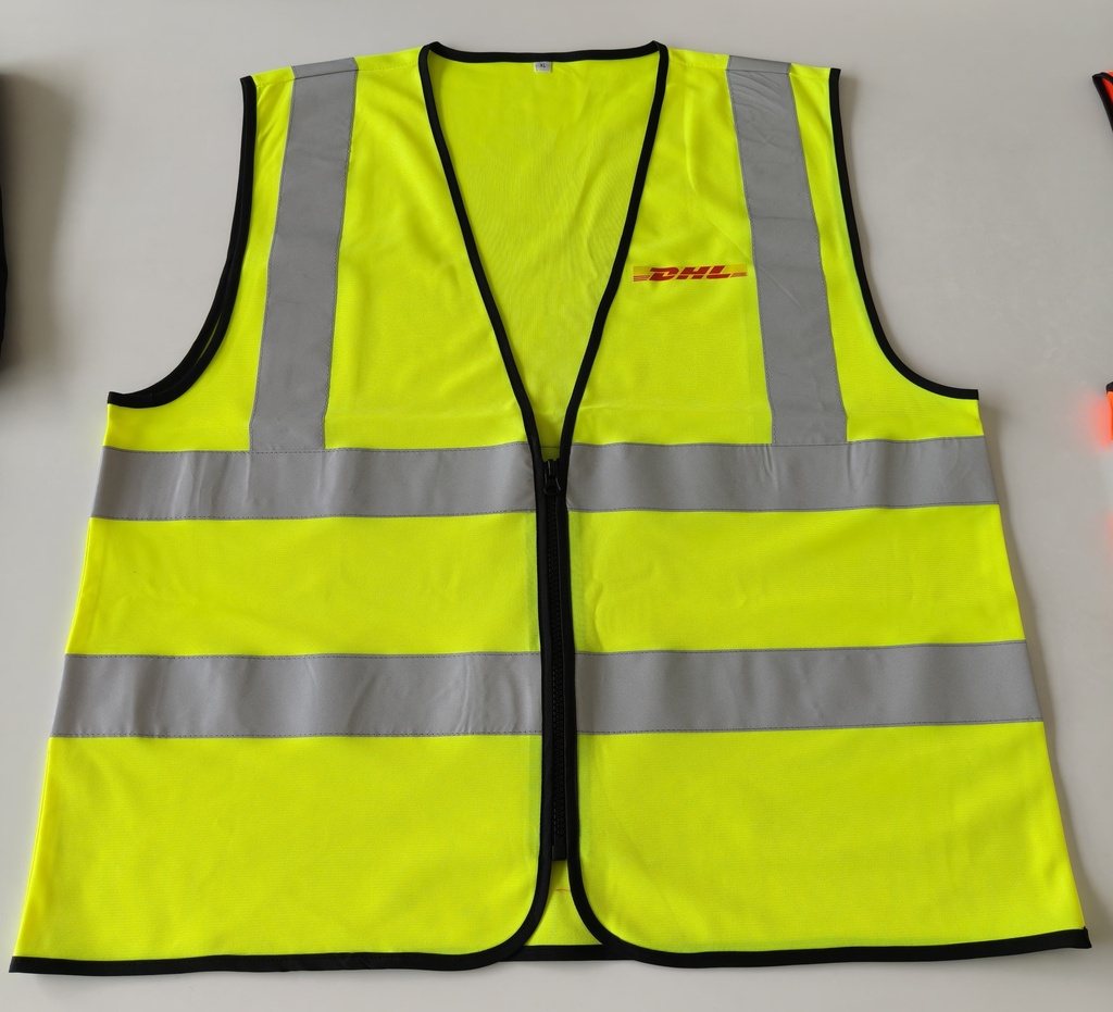 DHL.ZIP TYPE SAFETY VEST.GN
