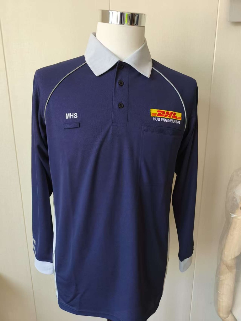 DHL.LS POLO SHIRT.MHS